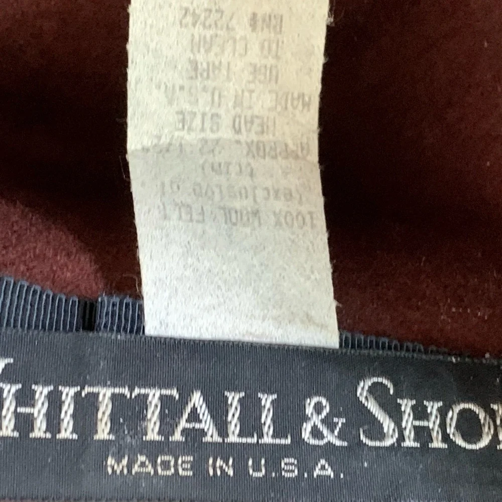 Whittall & Shon hat